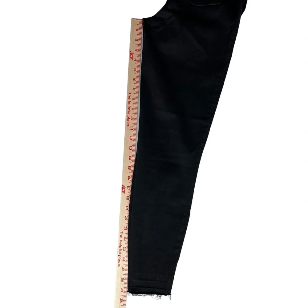 Spanx Distressed Skinny Jeans Women's S High Rise Stretch Denim Raw Hem 20213R - Picture 10 of 15